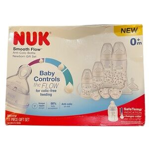 NUK Smooth Flow Anti-Colic Baby Bottle Set